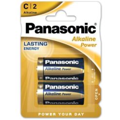 PANASONIC - BRONZE PILA ALKALINA C LR14 BLISTER*2