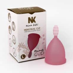 NINA KIKÍ - COPA MENSTRUAL TALLA L ROSA 6 + 1 GRATIS