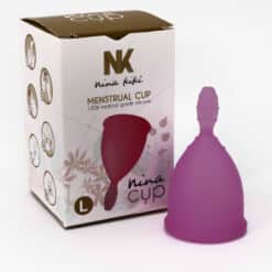 NINA KIKÍ - COPA MENSTRUAL TALLA L LILA 6 + 1 GRATIS