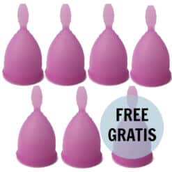 NINA KIKÍ - COPA MENSTRUAL TALLA L LILA 6 + 1 GRATIS - piKanteo | Despierta tu lado más piKante