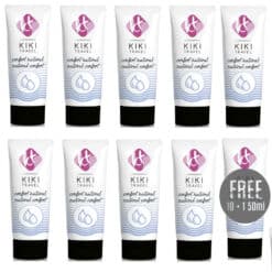 KIKÍ TRAVEL - GEL DESLIZANTE NATURAL CONFORT 50ML 10 + 1 GRATIS