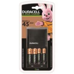 DURACELL - CARGADOR RAPIDO 45MIN. + 2xAA 1700mAh + 2xAAA 750mAh