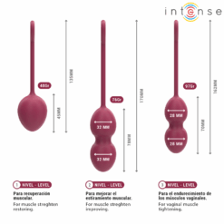 Comprar INTENSE - CHARLI KIT BOLAS KEGEL VIOLET al mejor precio - Envíos Discretos
