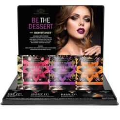 Comprar KAMASUTRA - EXPOSITOR POLVOS COMESTIBLES HONEY DUST al mejor precio - Envíos Discretos
