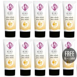 Comprar KIKÍ TRAVEL - LUBRICANTE SABOR A PIÑA COLADA 50 ML 10 + 1 GRATIS al mejor precio - Envíos Discretos