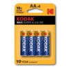 Comprar KODAK - MAX SUPER PILA ALCALINA AA LR6 BLISTER*4 al mejor precio - Envíos Discretos
