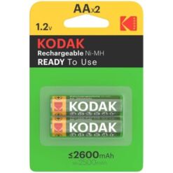 Comprar KODAK - PILA RECARGABLE HR6 AA 2600mAh BLISTER*2 al mejor precio - Envíos Discretos