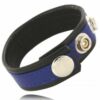 Comprar LEATHER BODY - CORREA DE CUERO AJUSTABLE PARA PENE AZUL-NEGRA al mejor precio - Envíos Discretos