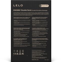 Comprar LELO - ENIGMA DOUBLE SONIC VIBRADOR PUNTO G NEGRO al mejor precio - Envíos Discretos