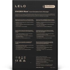 Comprar LELO - ENIGMA WAVE MASAJEADOR TRIPLE VIBRACIÓN NEGRO al mejor precio - Envíos Discretos