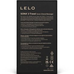 Comprar LELO - SONA 2 TRAVEL MASAJEADOR SÓNICO DE CLÍTORIS MORADO al mejor precio - Envíos Discretos
