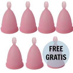 Comprar NINA KIKÍ - COPA MENSTRUAL TALLA S ROSA 6 + 1 GRATIS al mejor precio - Envíos Discretos