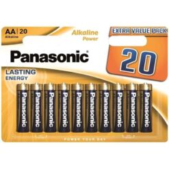 Comprar PANASONIC - BRONZE PILA ALCALINA AA LR6 BLISTER*20 al mejor precio - Envíos Discretos