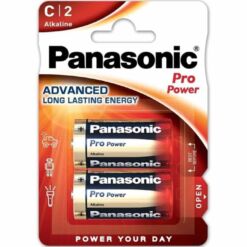 Comprar PANASONIC - PRO POWER PILA ALCALINA C LR14 BLISTER*2 al mejor precio - Envíos Discretos