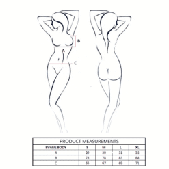 Comprar PASSION - EVALIE BODY NEGRO S/M al mejor precio - Envíos Discretos