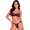 Comprar PASSION - TIVOLEA SET SUJETADOR + TANGA VIOLETA L/XL al mejor precio - Envíos Discretos