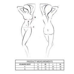 Comprar PASSION - VELMORE BODY NEGRO S/M al mejor precio - Envíos Discretos