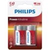 Comprar PHILIPS - POWER ALKALINE PILA C LR14 BLISTER*2 al mejor precio - Envíos Discretos