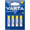Comprar VARTA - ENERGY PILA ALCALINA AAA LR03 BLISTER*4 al mejor precio - Envíos Discretos