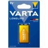 Comprar VARTA - LONGLIFE PILA ALCALINA 9V LR61 BLISTER*1 al mejor precio - Envíos Discretos
