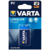 Comprar VARTA - LONGLIFE POWER PILA ALCALINA 9V LR61 BLISTER*1 al mejor precio - Envíos Discretos