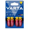 Comprar VARTA - MAX POWER PILA ALCALINA AA LR6 BLISTER*4 al mejor precio - Envíos Discretos