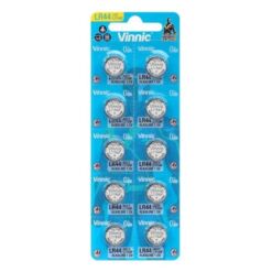 Comprar VINNIC - PILA BOTON ALCALINA AG13 L1154F LR44 BLISTER*10 al mejor precio - Envíos Discretos