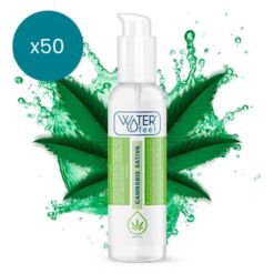 Comprar WATERFEEL - LUBRICANTE CANNABIS 150 ML PACK 50 UDS al mejor precio - Envíos Discretos