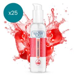 Comprar WATERFEEL - LUBRICANTE CEREZA 175 ML PACK 25 UDS al mejor precio - Envíos Discretos