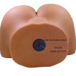 Comprar CRAZY BULL - WENDY TRASERO FEMENINO REALISTA VIBRADOR & SUCCIONADOR CON SONIDO 11 KG al mejor precio - Envíos Discretos