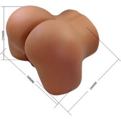 Comprar CRAZY BULL - WENDY TRASERO FEMENINO REALISTA VIBRADOR & SUCCIONADOR CON SONIDO 11 KG al mejor precio - Envíos Discretos
