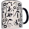Comprar DIABLO PICANTE - TAZA BLANCA BONDAGE & ASA NEGRA 370 ML al mejor precio - Envíos Discretos