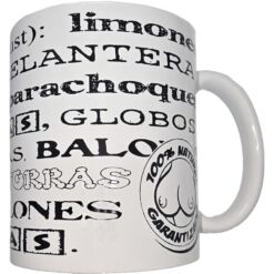 Comprar DIABLO PICANTE - TAZA BLANCA DE SINÓNIMOS TETAS 370 ML al mejor precio - Envíos Discretos