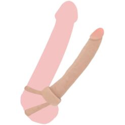 Comprar GET REAL - DOUBLE TROUBLE PENETRADOR ANAL SILICONA 16 CM al mejor precio - Envíos Discretos
