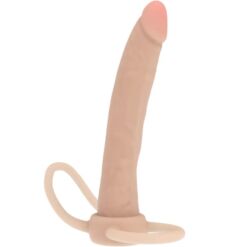 Comprar GET REAL - DOUBLE TROUBLE PENETRADOR ANAL SILICONA 16 CM al mejor precio - Envíos Discretos