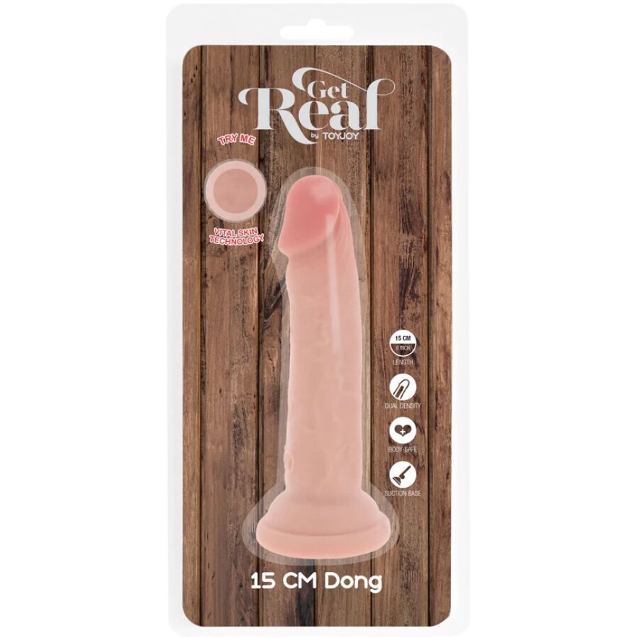 GET REAL - PENE REALÍSTICO DELUXE 15 CM - piKanteo | Despierta tu lado más piKante Comprar GET REAL - PENE REALÍSTICO DELUXE 15 CM al mejor precio - Envíos Discretos