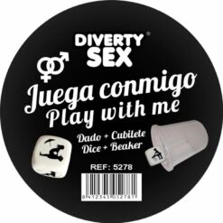 DIABLO PICANTE - DADO DURO BLANCO POSTURAS HETERO CON CUBILETE
