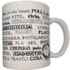 DIABLO PICANTE - TAZA BLANCA DE SINÓNIMOS PENE 370 ML - piKanteo | Despierta tu lado más piKante
