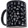 DIABLO PICANTE - TAZA NEGRA PENES 370 ML - piKanteo | Despierta tu lado más piKante