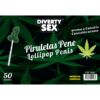 DIABLO GOLOSO - 50 PIRULETAS PENE AROMA CANNABIS