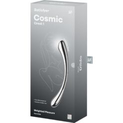 SATISFYER - COSMIC CREST 1 DILDO ACERO INOXIDABLE DOBLE USO - piKanteo | Despierta tu lado más piKante