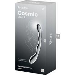 SATISFYER - COSMIC CREST 2 DILDO ACERO INOXIDABLE DOBLE USO - piKanteo | Despierta tu lado más piKante