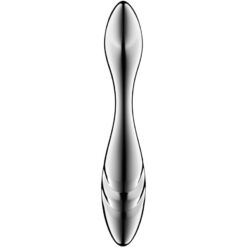 Alternative view of SATISFYER - PURE GRAVITY 3 DILDO ACERO INOXIDABLE DOBLE USO