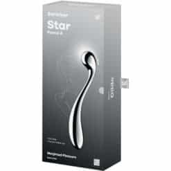 SATISFYER - STAR FORCE 4 DILDO ACERO INOXIDABLE DOBLE USO - piKanteo | Despierta tu lado más piKante