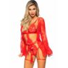LEG AVENUE - 86123 SET BODY + BATA DE LIGUERO ROJO TALLA S - piKanteo | Despierta tu lado más piKante Comprar LEG AVENUE - 86123 SET BODY + BATA DE LIGUERO ROJO TALLA S al mejor precio - Envíos Discretos