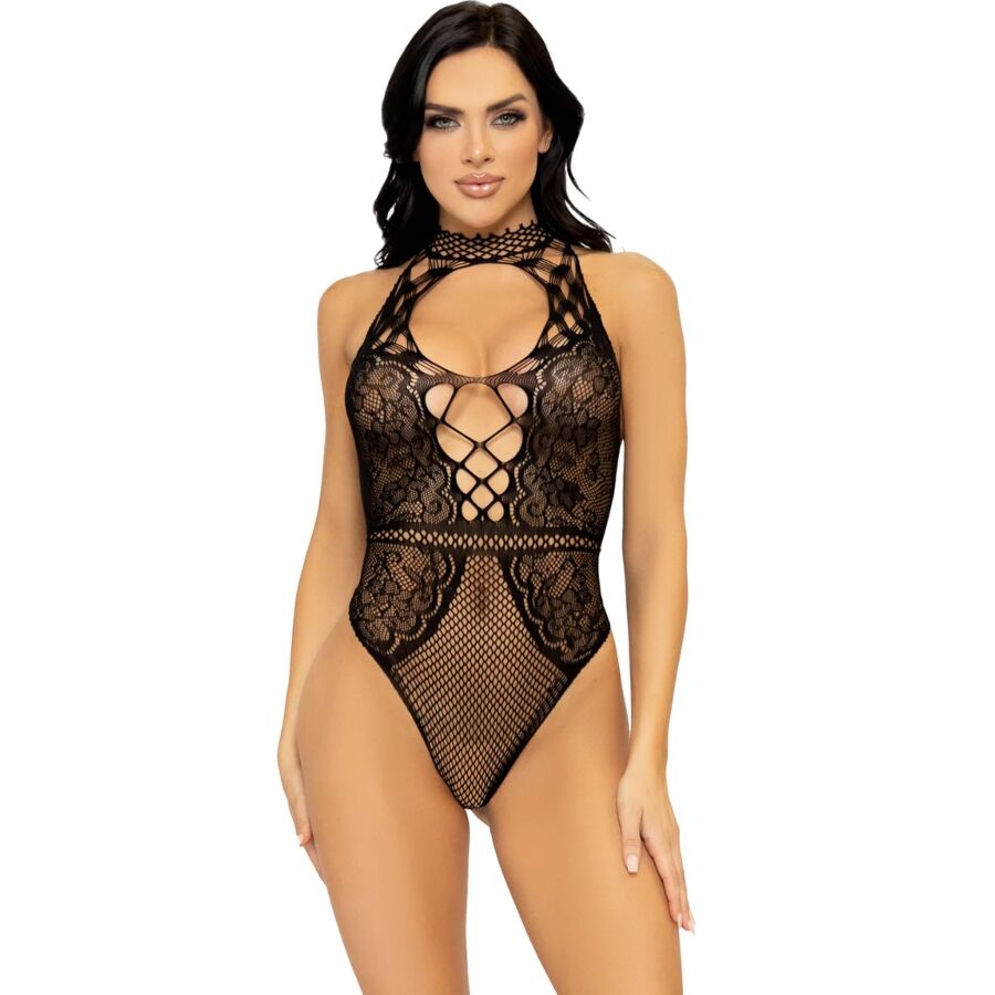 LEG AVENUE - BODY CON ESCOTE HALTER Y ABERTURA ESPALDA DE ENCAJE TALLA ÚNICA - piKanteo | Despierta tu lado más piKante Comprar LEG AVENUE - BODY CON ESCOTE HALTER Y ABERTURA ESPALDA DE ENCAJE TALLA ÚNICA al mejor precio - Envíos Discretos