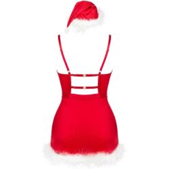 Comprar LIVCO CORSETTI FASHION - AGETHE LC 90607 CAMISA + TANGA + GORRO NAVIDEÑO L/XL al mejor precio - Envíos Discretos