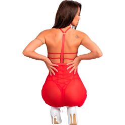Comprar LIVCO CORSETTI FASHION - SANTAS CANDY LC 90722 CAMISA + TANGA NAVIDEÑO S/M al mejor precio - Envíos Discretos