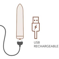 Comprar ROCKS-OFF - BALA VIBRADORA RECARGABLE ROJA al mejor precio - Envíos Discretos