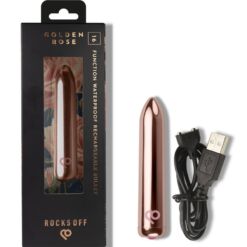 Comprar ROCKS-OFF - BALA VIBRADORA RECARGABLE ROSA al mejor precio - Envíos Discretos